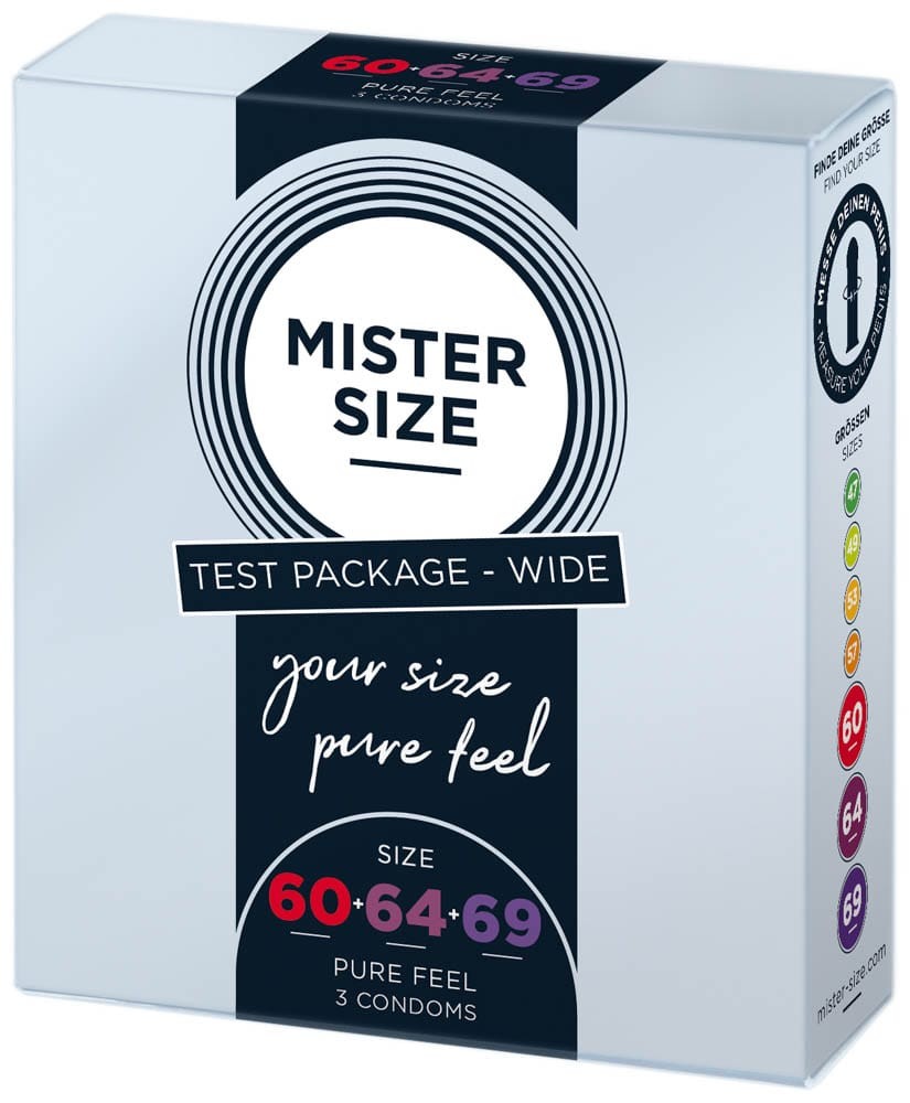 MISTER SIZE - 60-64-69 (3 condoms) - Óvszerek