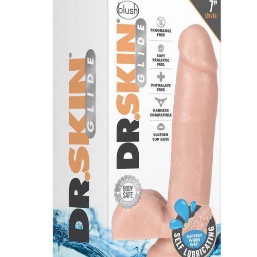 DR. SKIN 7INCH SELF LUBRICATING DILDO - Dongok - Dildók