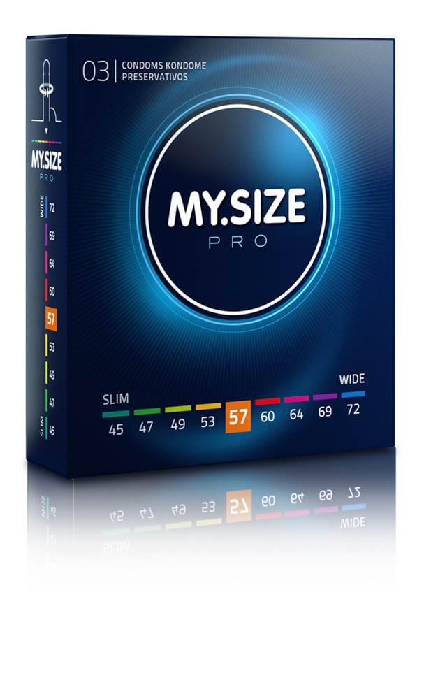 MY SIZE PRO Condoms 57 mm (3 pieces) - Óvszerek
