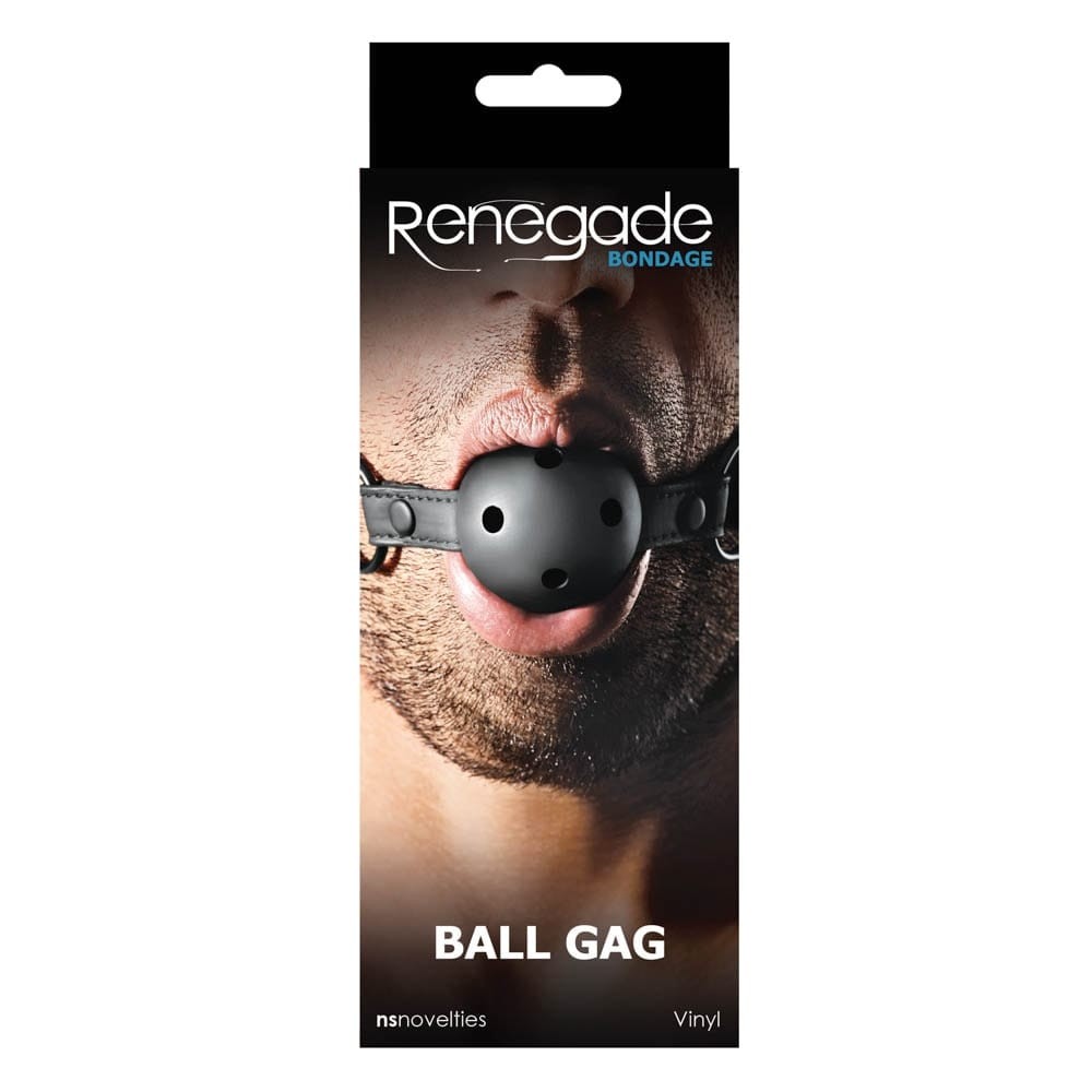 Renegade Bondage Ball Gag Black - Szájpöckök
