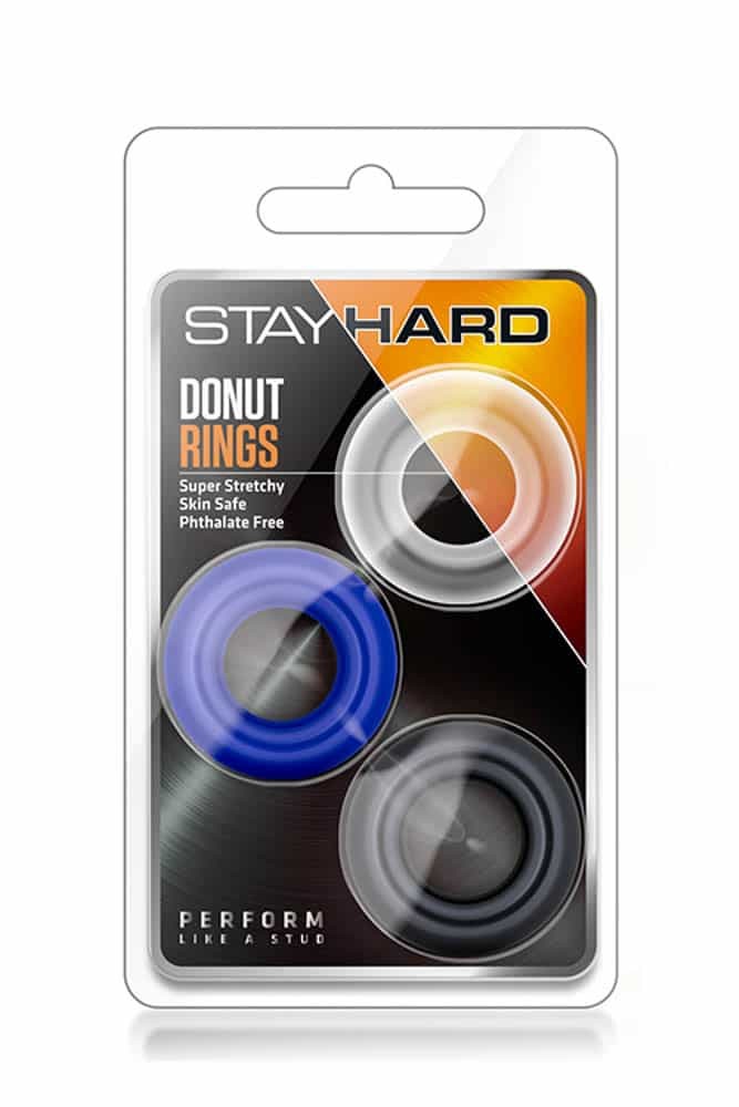 Stay Hard Donut Rings Assorted - Péniszgyűrűk - Mandzsetták
