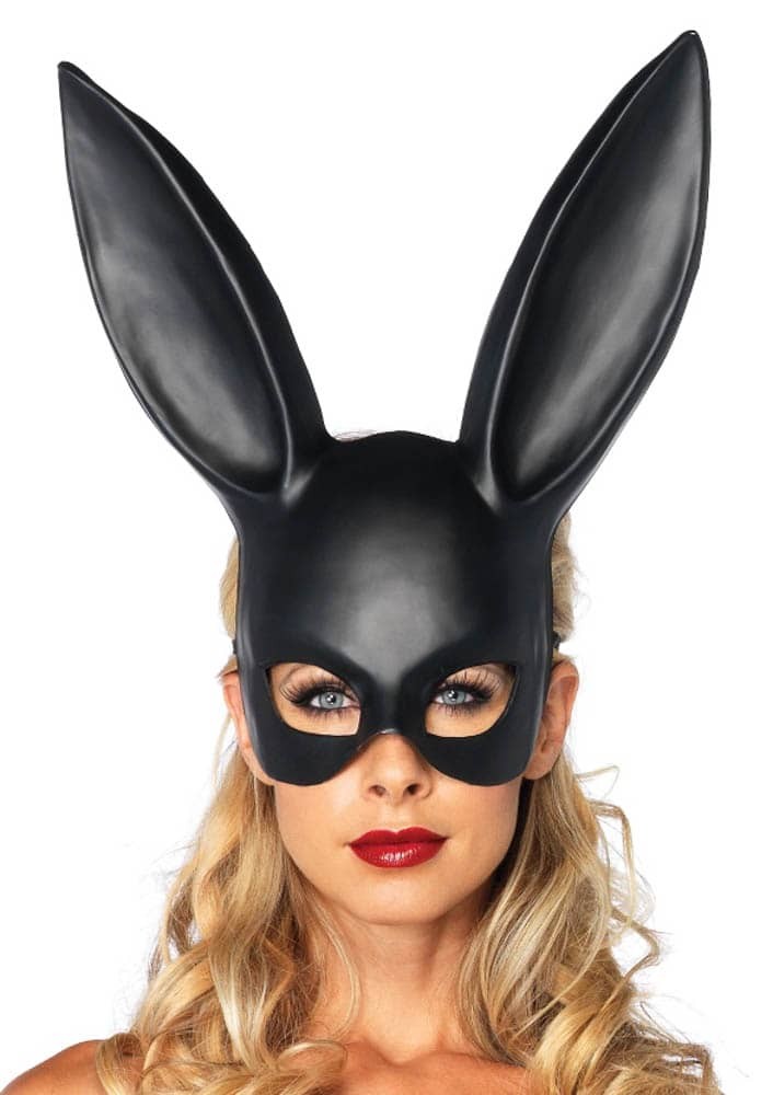 Masquerade Rabbit Mask Black - Maszkok - Szemkötők - Fejfedők