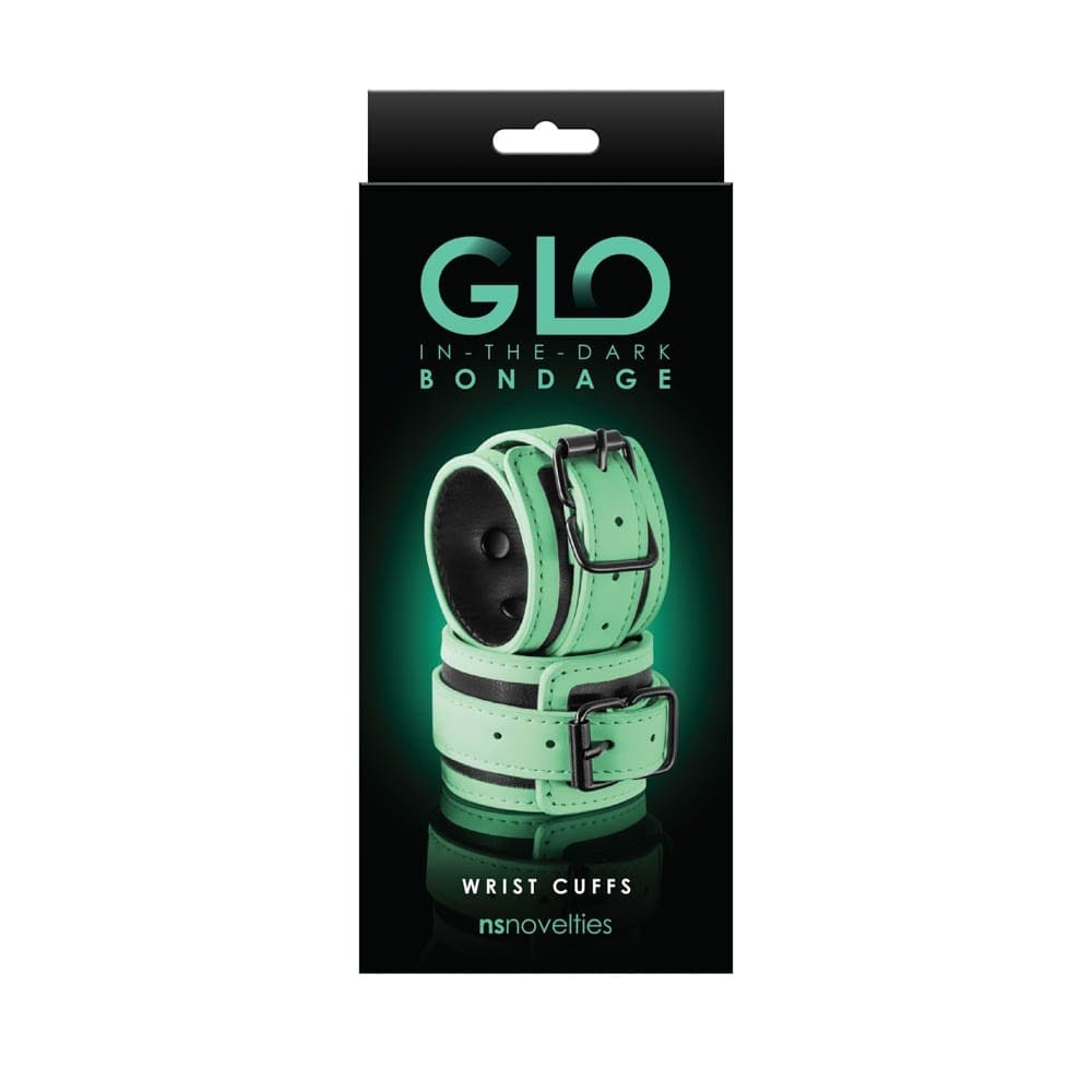 GLO Bondage - Wrist Cuff - Green - Bilincsek - Kötözők