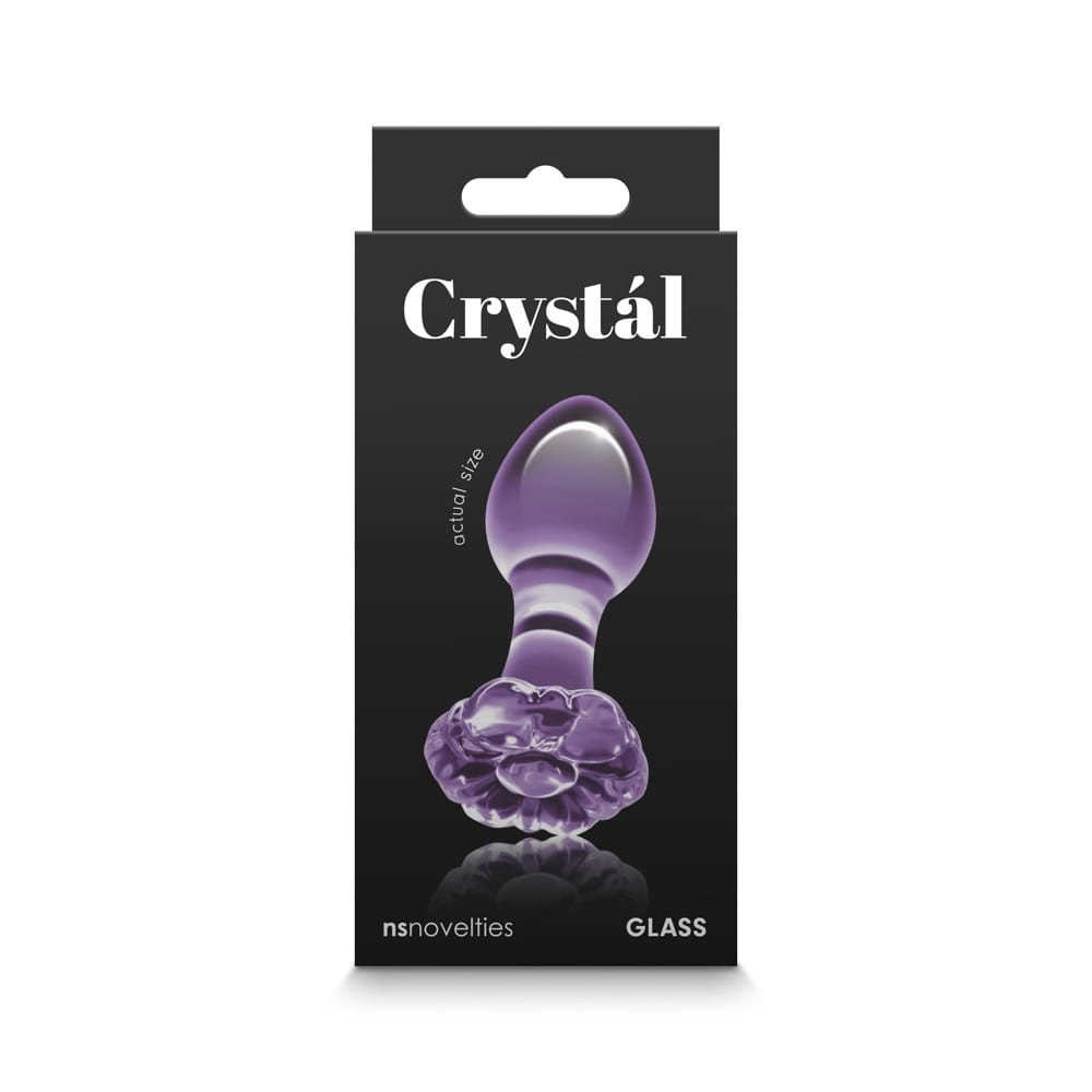 Crystal - Flower - Purple - Fenékdugók