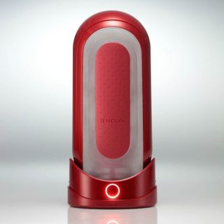 FLIP 0 (ZERO) RED and FLIP WARMER SET - Férfi maszturbátorok