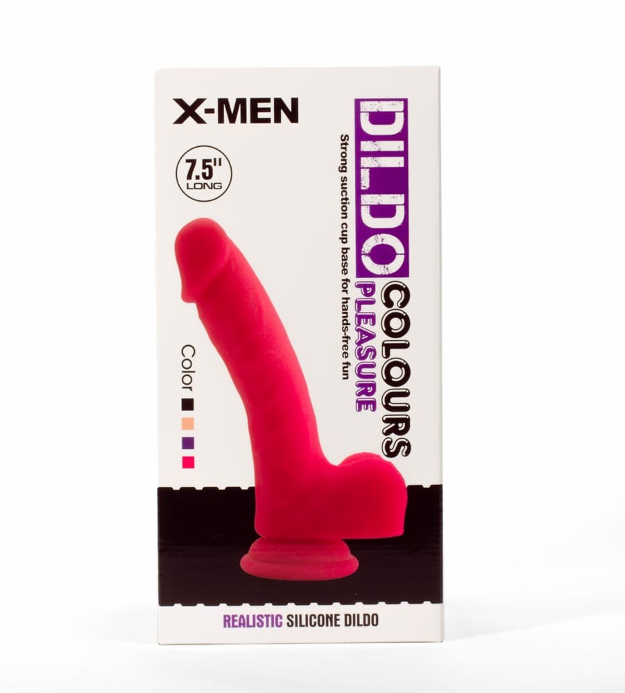 X-MEN 7.5" Dildo Colours Pleasure Flesh 3 - Dongok - Dildók