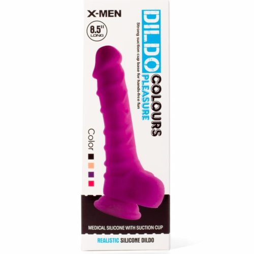 X-MEN 8.5" Dildo Colours Pleasure Black 1 - Dongok - Dildók