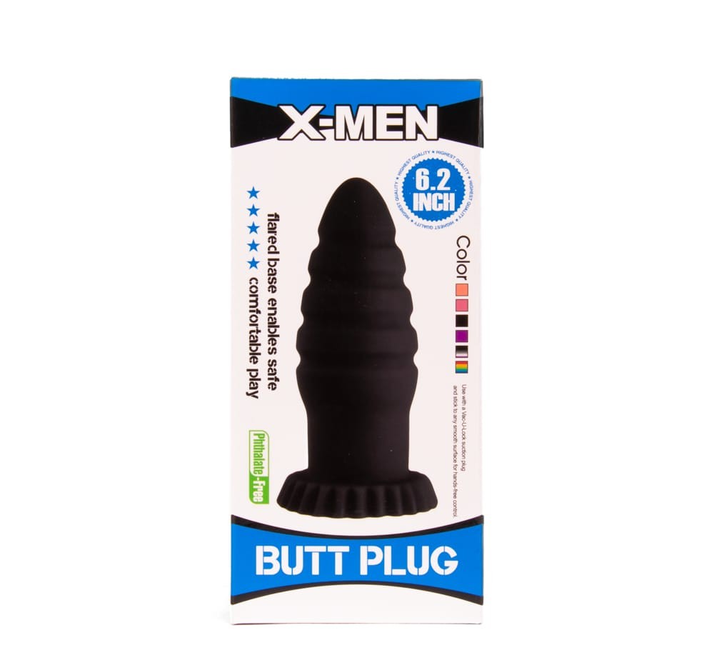 X-MEN 6.2 inch Butt Plug Flesh - Fenékdugók