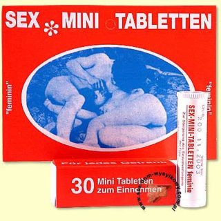 SEX MINITABLETTEN - Serkentők - Vágyfokozók