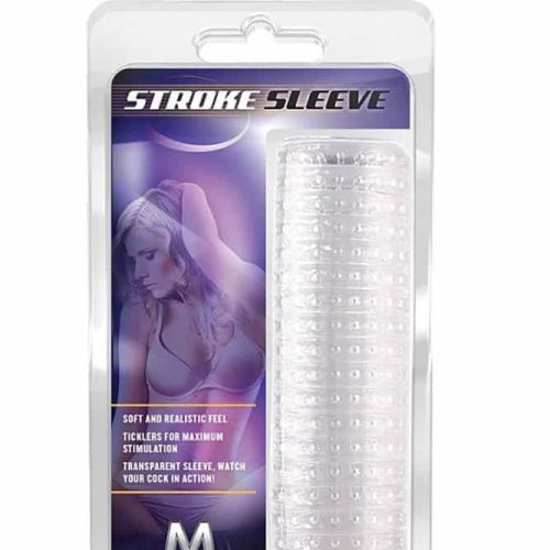 M For Men Stroke Sleeve Clear - Péniszgyűrűk - Mandzsetták