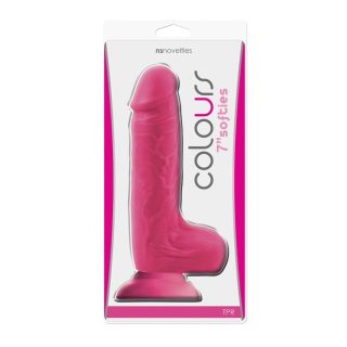 Colours Softies 7 inch Dildo Pink - Dongok - Dildók