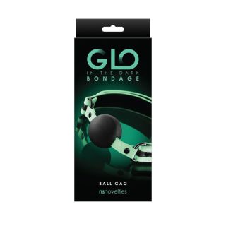 GLO Bondage - Ball Gag - Green - Szájpöckök