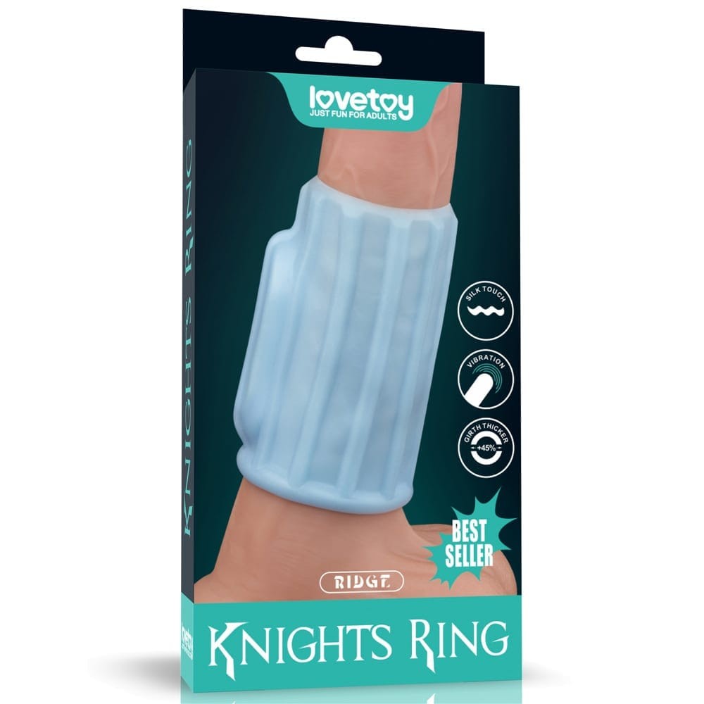 Vibrating Ridge Knights Ring - Péniszgyűrűk - Mandzsetták
