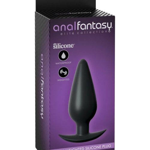 Anal Fantasy Elite Collection Small Weighted Silicone Plug - Fenékdugók