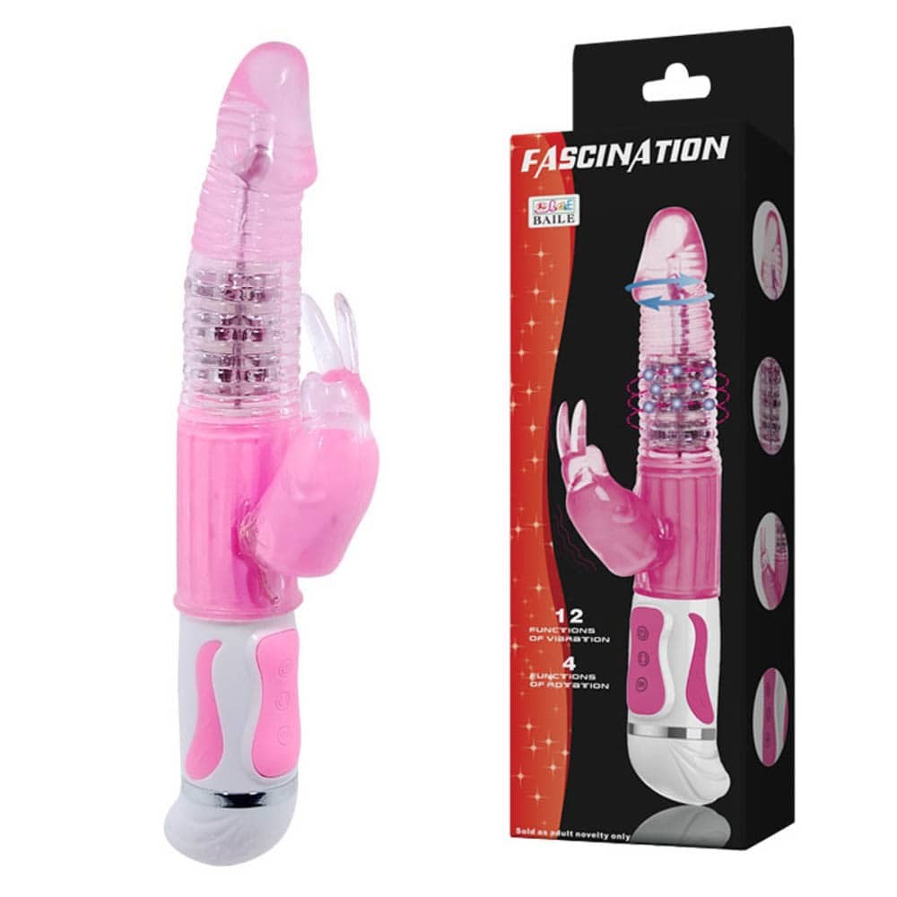 Fascination Bunny Vibrator Pink 1 - Nonfiguratív vibrátorok