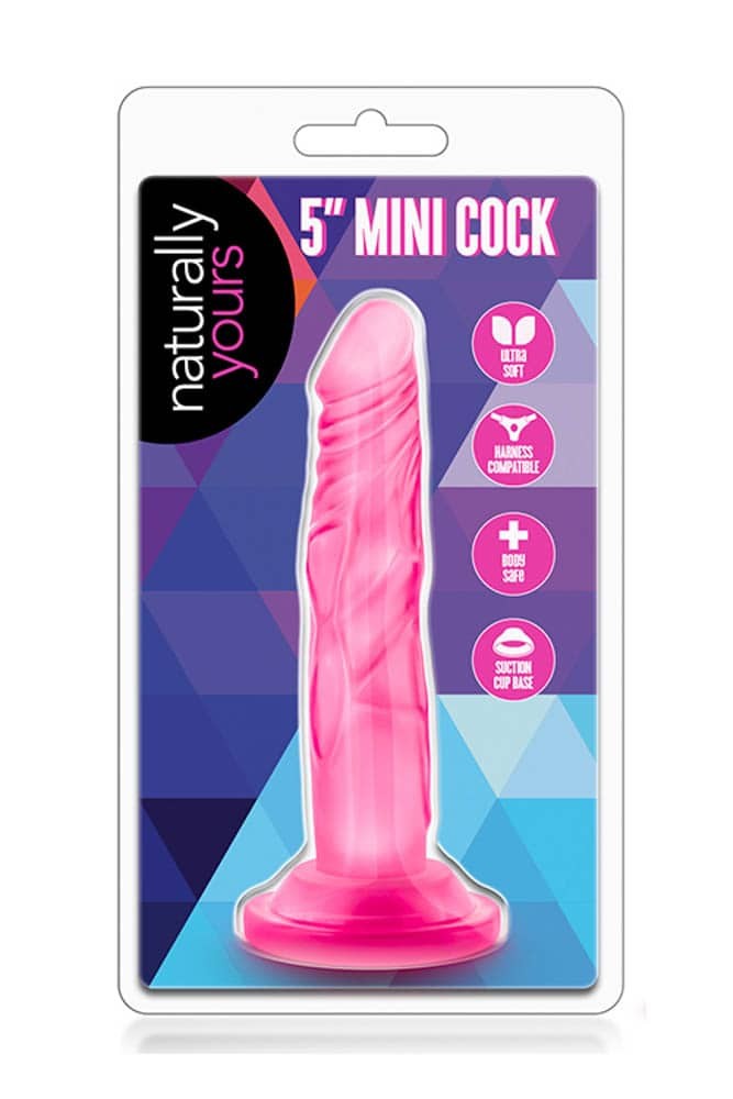 Naturally Yours 5 inch Mini Cock Pink - Dongok - Dildók