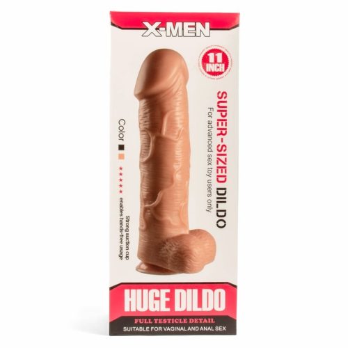 X-MEN Super Sized Dildo 11 inch Flesh II - Dongok - Dildók