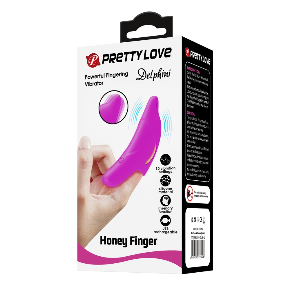 Pretty Love Delphini Honey Finger Purple - Ujjazók