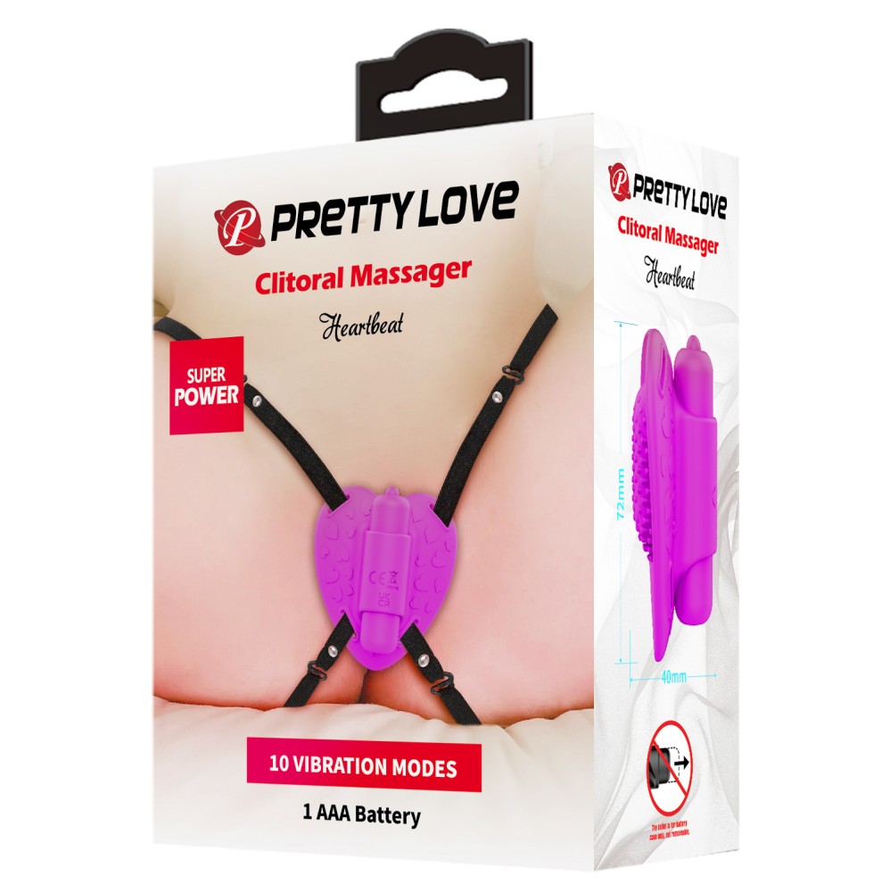 Pretty Love Heartbeat Clitoral Massager - Csiklóizgatók