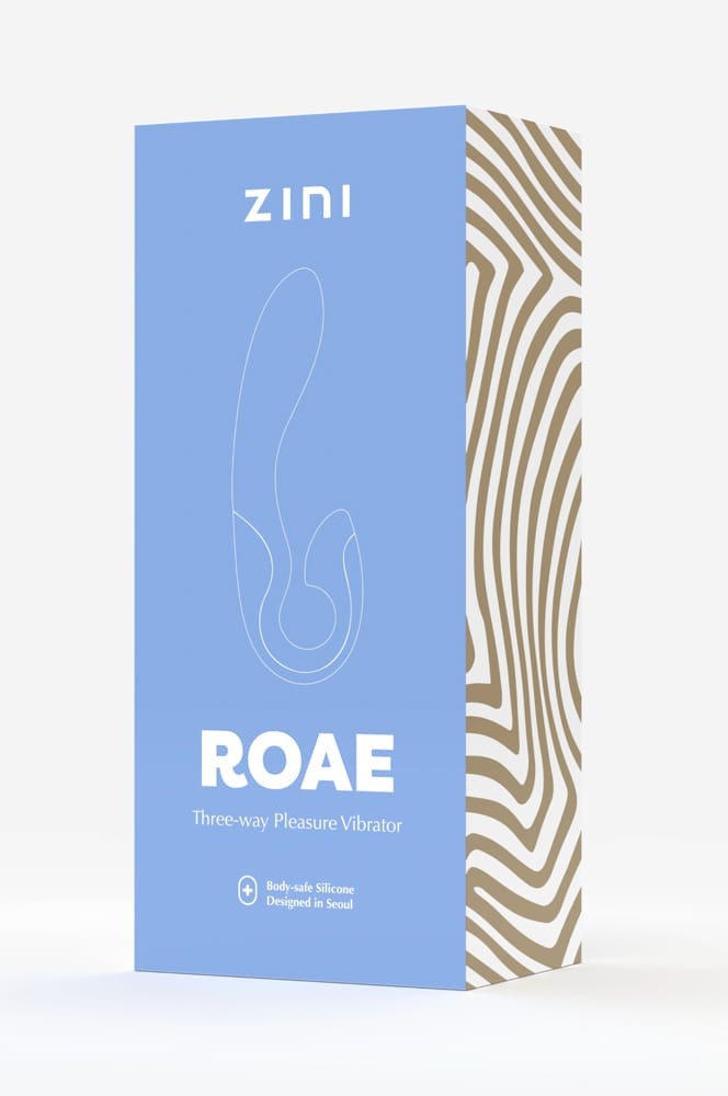Zini Roae SE Three-way Pleasure Vibrator Pink - Nonfiguratív vibrátorok