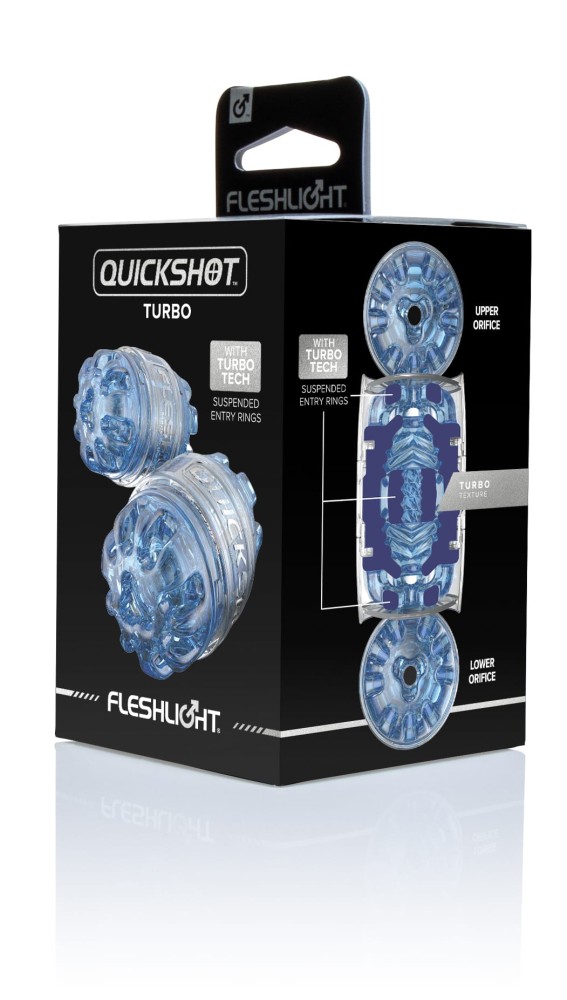 Quickshot Turbo Blue Ice - Férfi maszturbátorok
