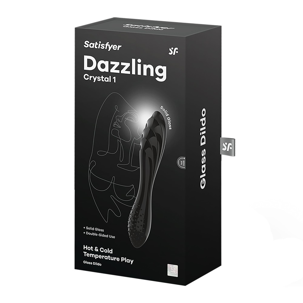 Dazzling Crystal 1 black - Dongok - Dildók
