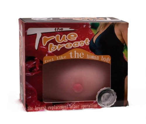 The True Breast 1pc  Flesh - Erotikus kiegészítők