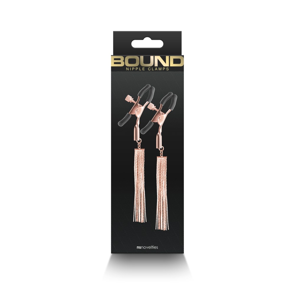 Bound – Nipple Clamps – D2 – Rose Gold