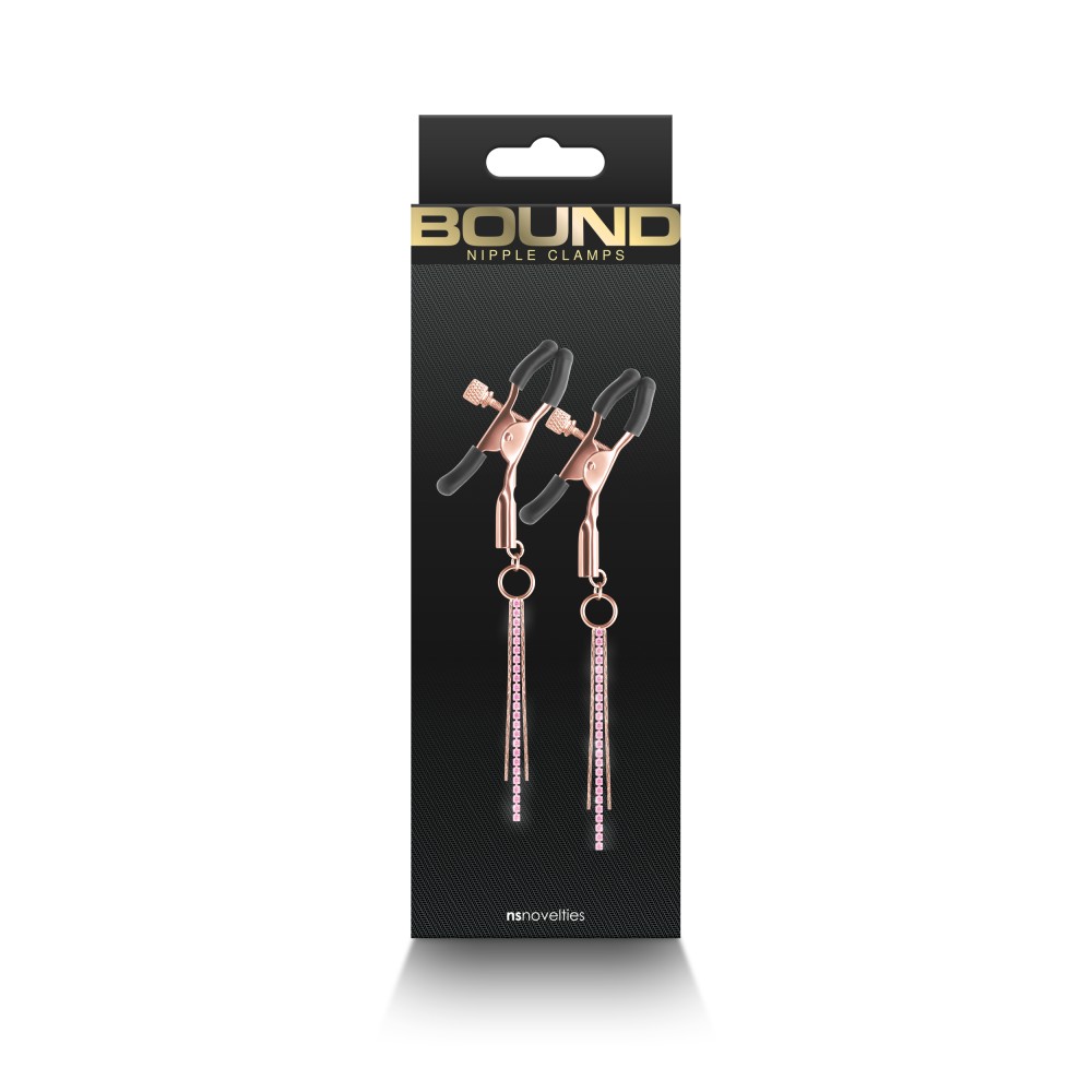 Bound – Nipple Clamps – D3 – Rose Gold