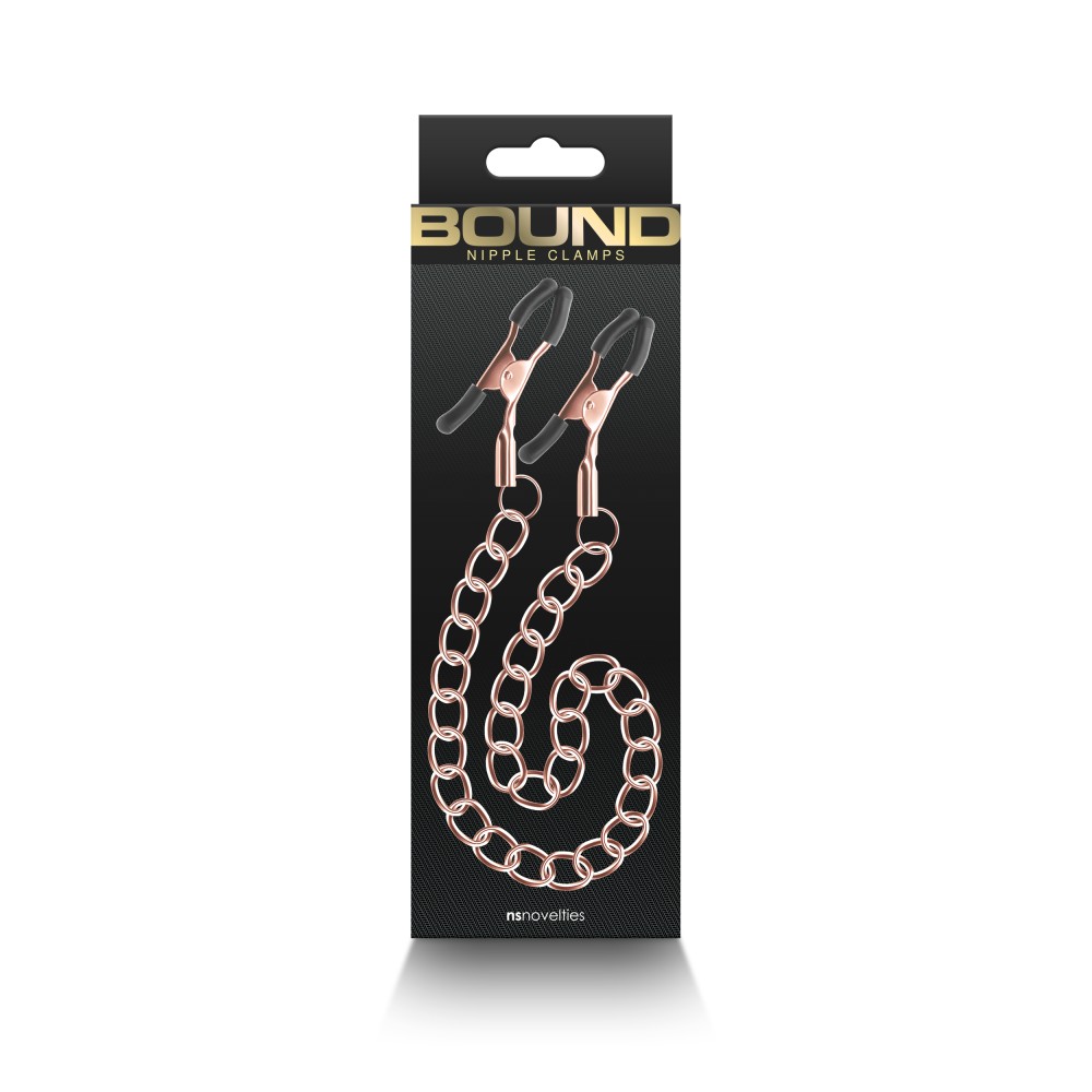 Bound – Nipple Clamps – DC2 – Rose Gold