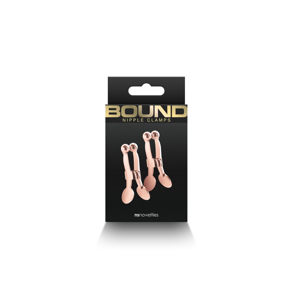 Bound – Nipple Clamps – C1 – Rose Gold