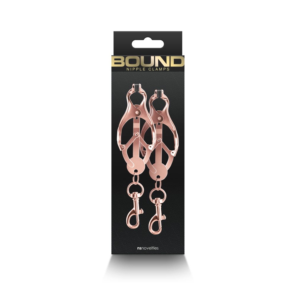 Bound – Nipple Clamps – C3 – Rose Gold