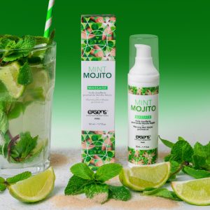 Warming gourmet massage  oil MINT MOJITO 50ml - Masszázsgyertyák és olajok