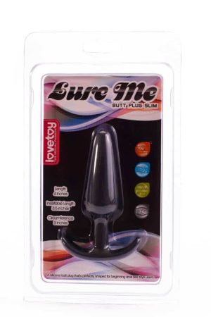 LURE ME Classic Anal Plug S Black - Fenékdugók