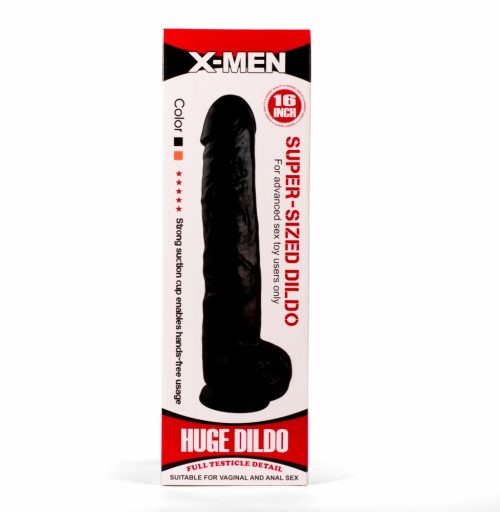 X-MEN 16" Super-Sized Dildo Black - Dongok - Dildók