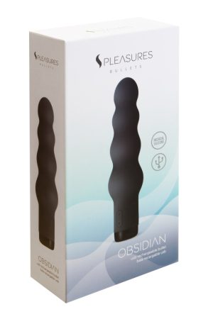 S PLEASURES BULLET - OBSIDIAN - Nonfiguratív vibrátorok