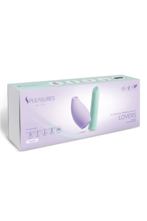 S Pleasures Velvet Lovers Kit - Purple & Mint - Szettek (segédeszközök)