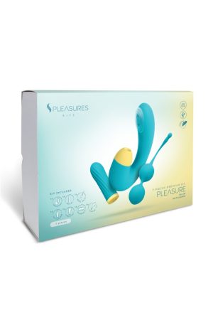 S Pleasures Velvet Pleasure Kit - Turquoise - Szettek (segédeszközök)