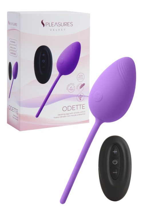 EGG VIBRATOR ODETTE - Candy Violet - Mini vibrátorok és tojások