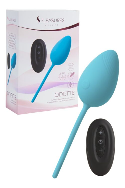 EGG VIBRATOR ODETTE - Turquoise - Mini vibrátorok és tojások