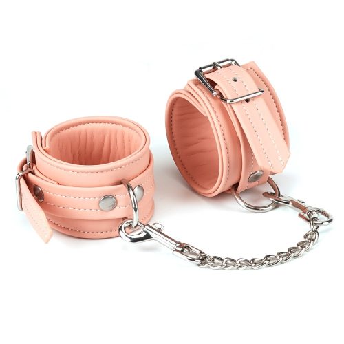 Pink Organosilicon Wrist Cuffs - Bilincsek - Kötözők