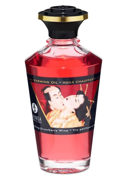 Aphrodisiac Oils Sparkling Strawberry Wine - Masszázsgyertyák és olajok