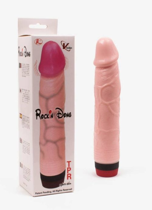 Rockin Dong Vibrator Flesh 1 - Realisztikus vibrátorok