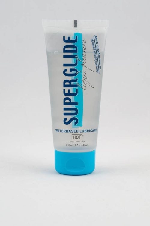 HOT Superglide Liquid Pleasure - waterbased lubricant 100 ml - Vízbázisú síkosítók