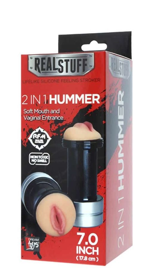 RealStuff 2 in 1 Hummer Mouth & Vagina - Férfi maszturbátorok