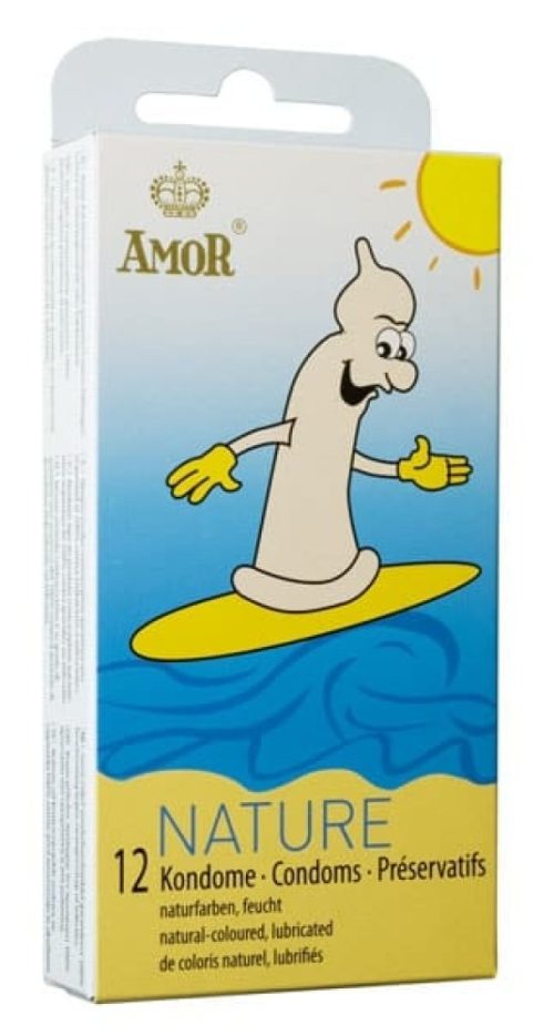 AMOR Nature / 12 pcs content - Óvszerek