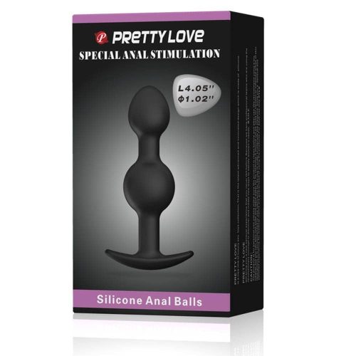 Pretty Love Heavy Balls Silicone Butt Plug 2 - Fenékdugók