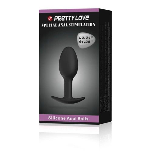 Pretty Love Heavy Balls Silicone Butt Plug 1 - Fenékdugók