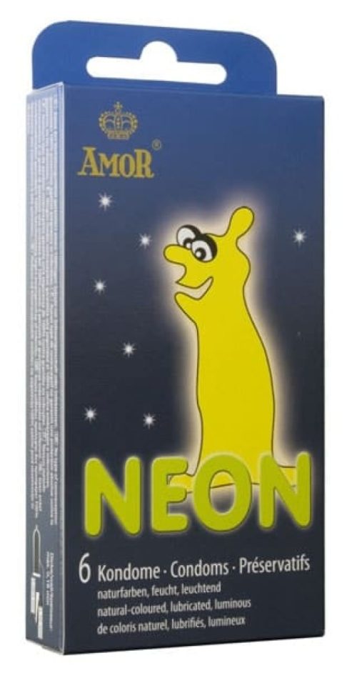 AMOR NEON / 6 pcs content - Óvszerek