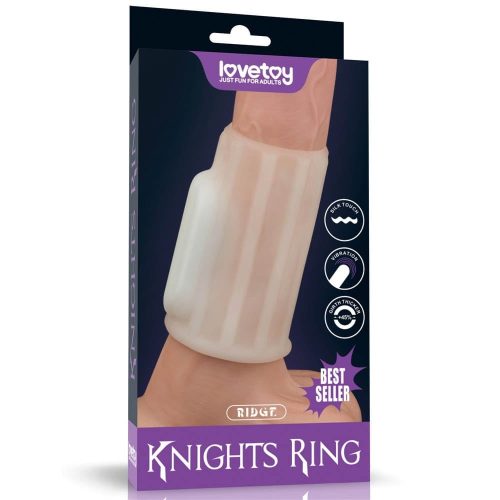 Vibrating Spiral Knights Ring (White) III - Péniszgyűrűk - Mandzsetták